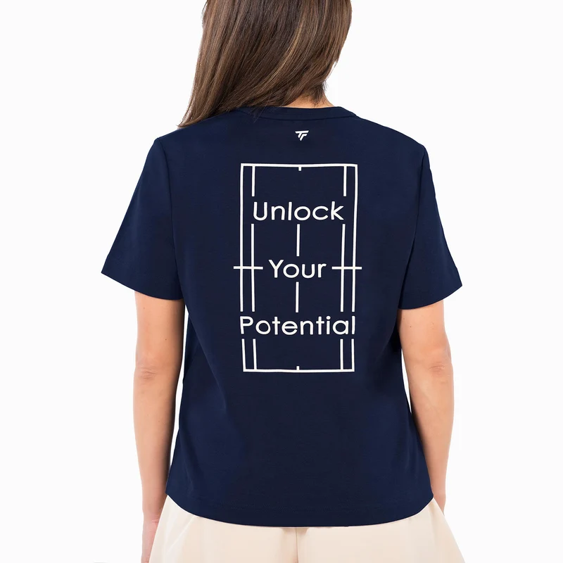 Graphic T-Shirt Damen - dunkelblau
