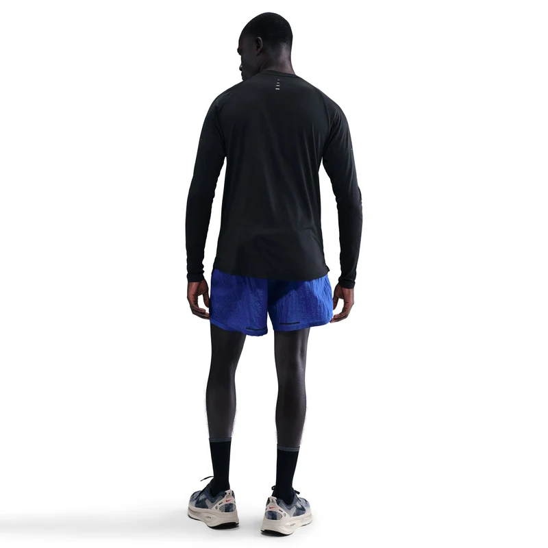 Stride Laufshirt Herren - schwarz, silber
