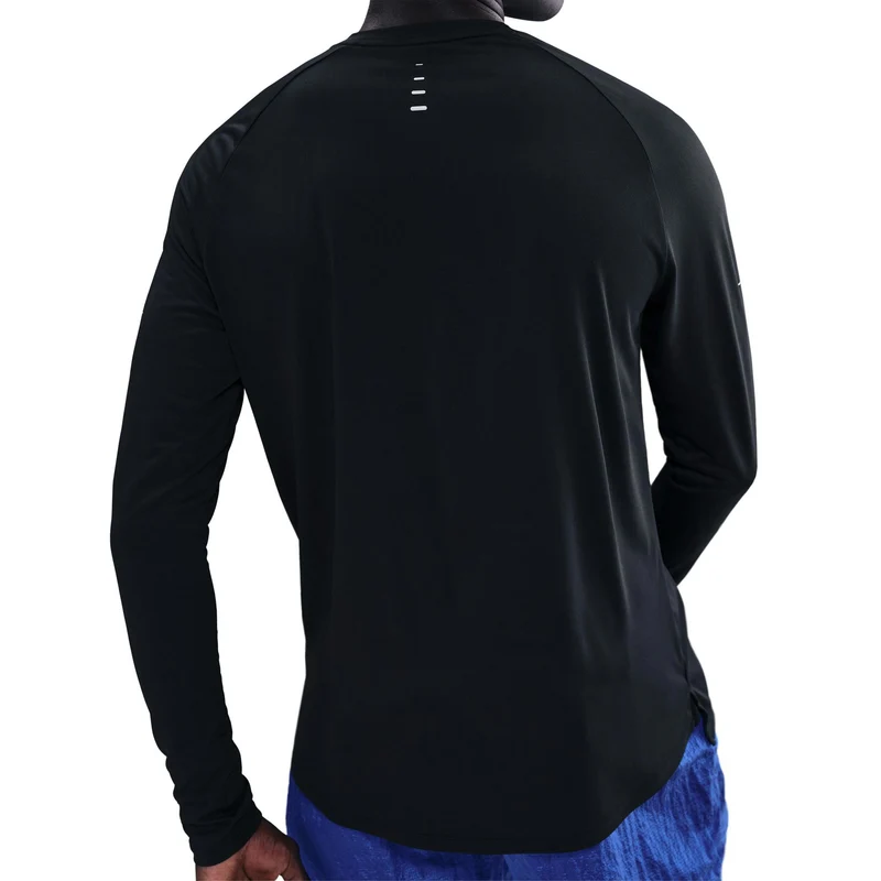 Stride Laufshirt Herren - schwarz, silber