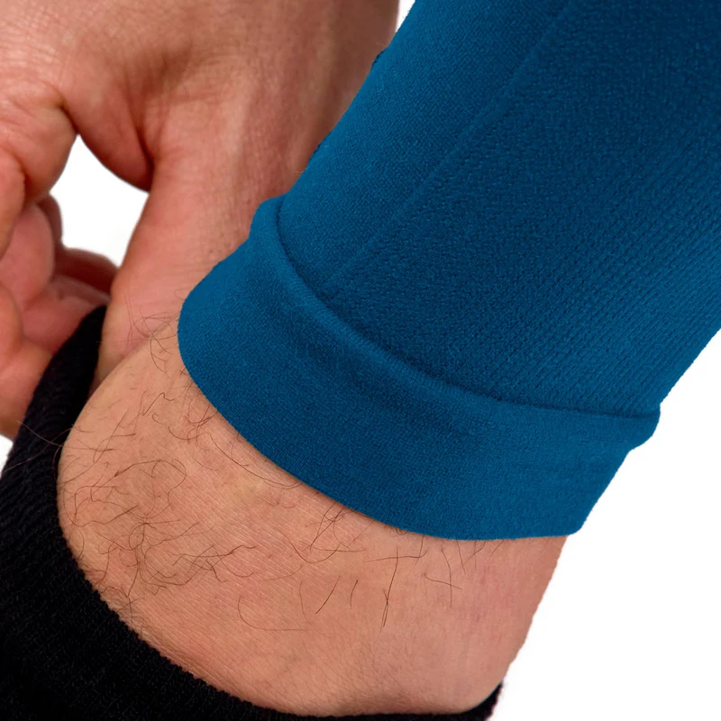 Warm Long Tight Herren - blaugrau