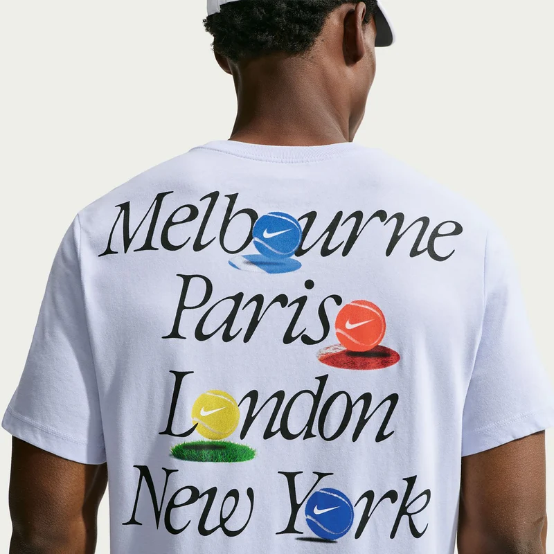Court Dri-Fit T-Shirt Herren - flieder