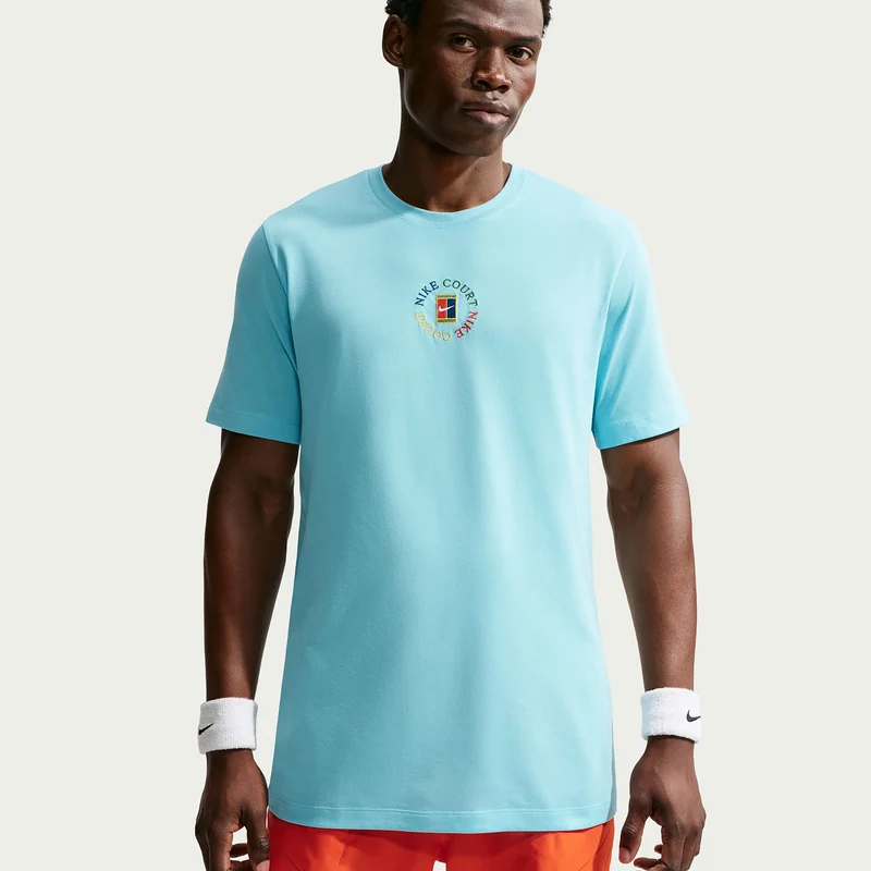 Court T-Shirt Herren - türkis