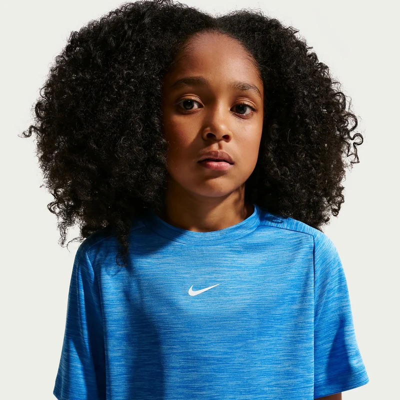 Dri-FIT Multi Heather T-Shirt Kinder - hellblau