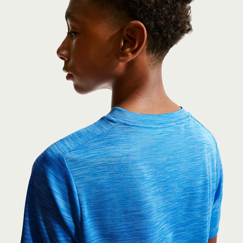 Dri-FIT Multi Heather T-Shirt Kinder - hellblau