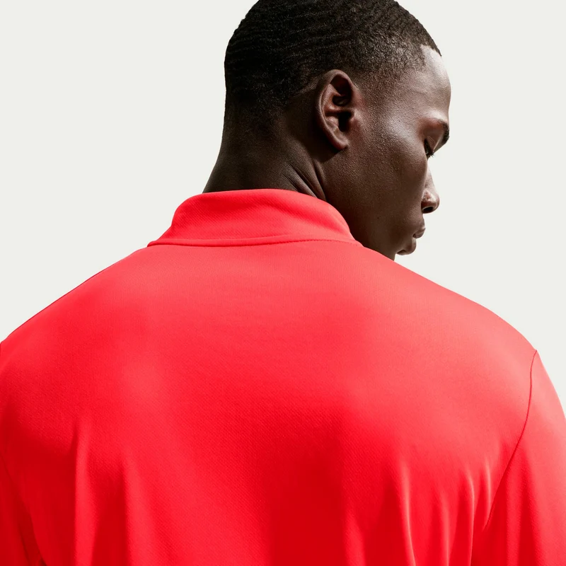 Pacer Half-Zip Laufshirt Herren - hellrot, silber