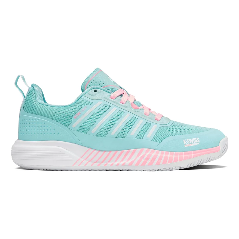 Ultra Court Padelschuh Damen - türkis, weiß