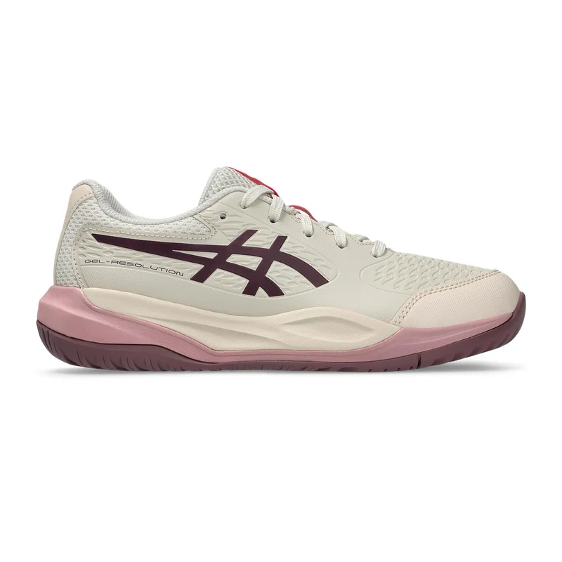 Gel-Resolution X GS Allcourtschuh Kinder - creme, lila