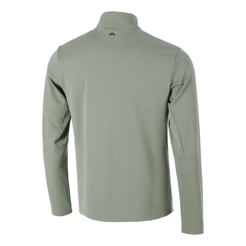 Leon Quarter Zip Longsleeve Herren-oliv