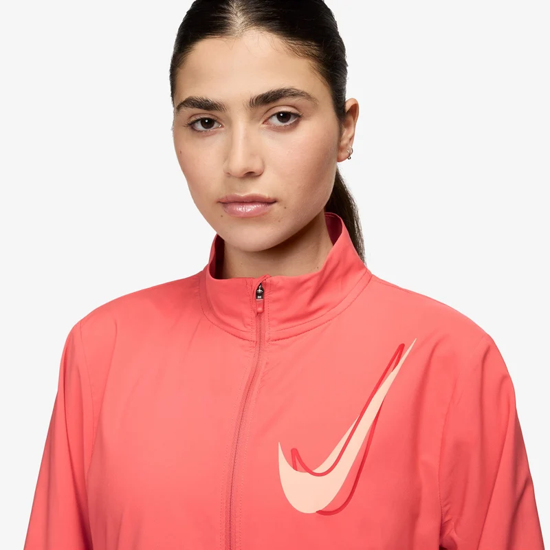 Swoosh Laufjacke Damen-Berry
