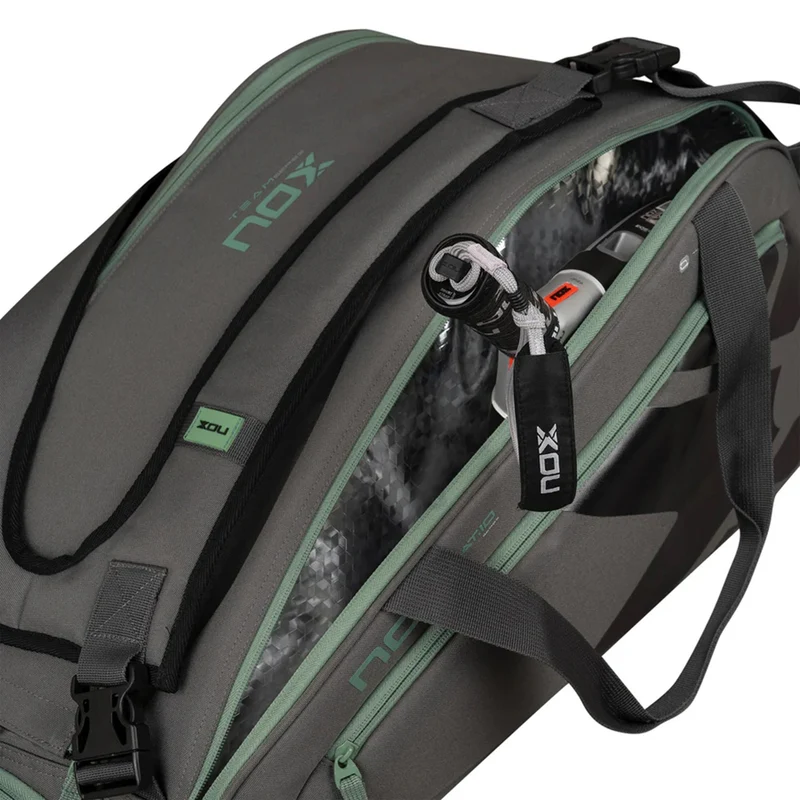 AT10 Team Padelschlägertasche-Grau,Schwarz