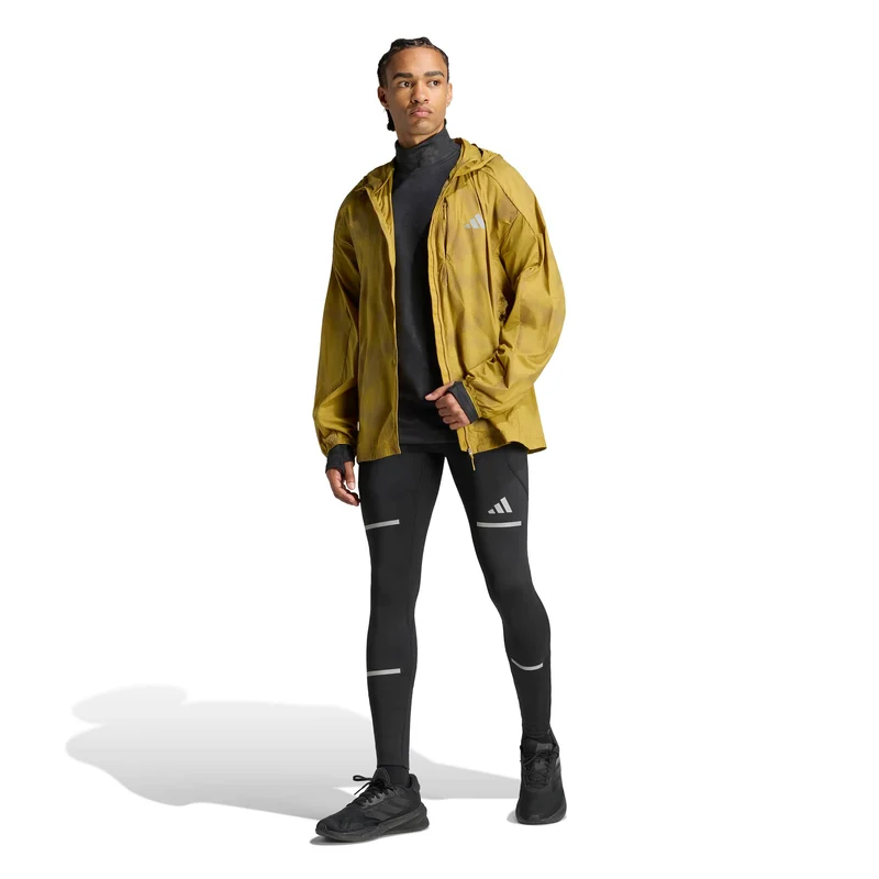 adi365 Warm Laufshirt Herren - schwarz