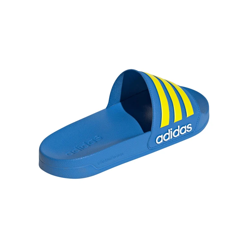 Adilette Shower Badelatschen Unisex - blau, gelb