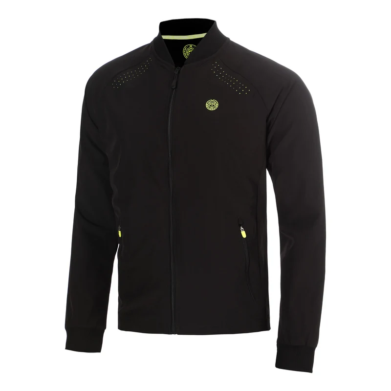 Night Flash Lasercut Trainingsjacke Herren - schwarz