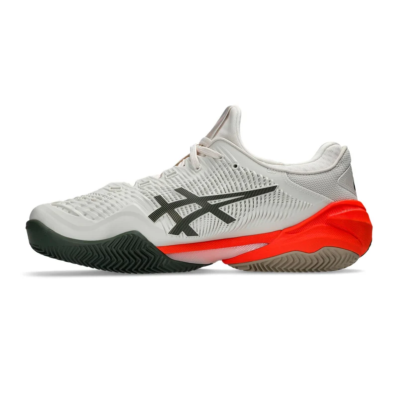 Court FF 3 Sandplatzschuh Herren - creme, neonorange