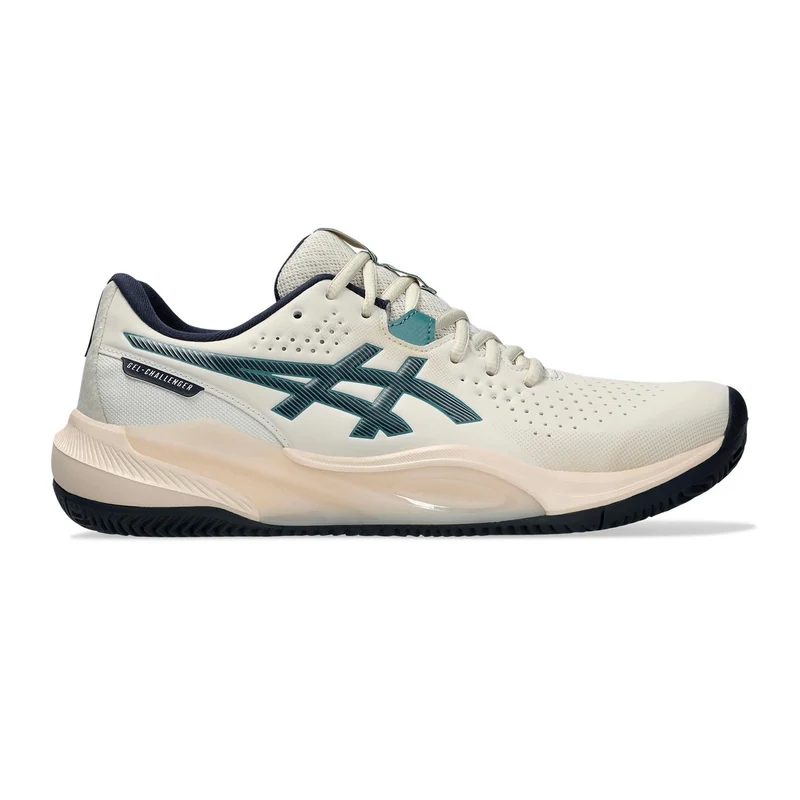 Gel-Challenger 15 Sandplatzschuh Herren - beige, dunkelblau
