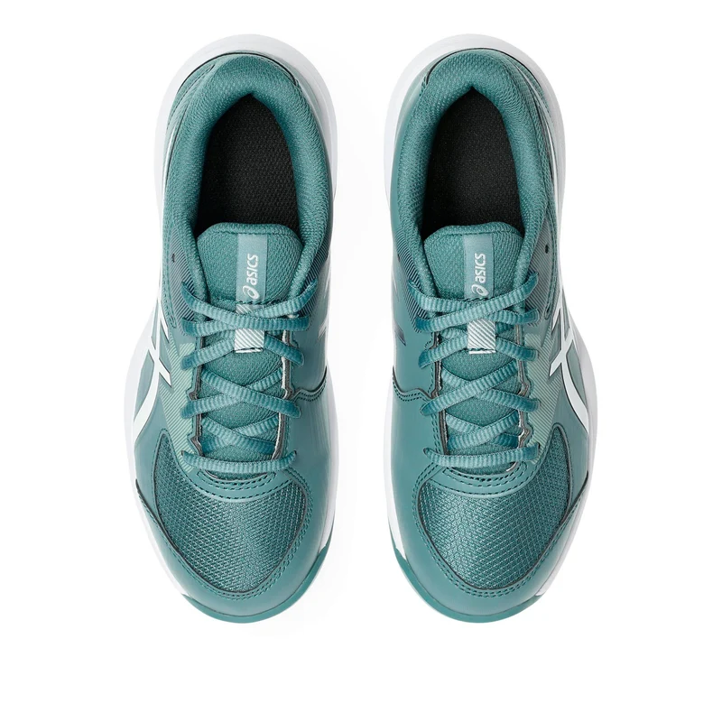 Gel-Game 10 GS Allcourtschuh Kinder - petrol, weiß