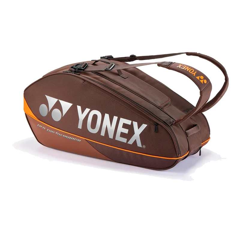 Pro Racquet Bag Espresso Brown Schlägertasche 9er - braun, orange