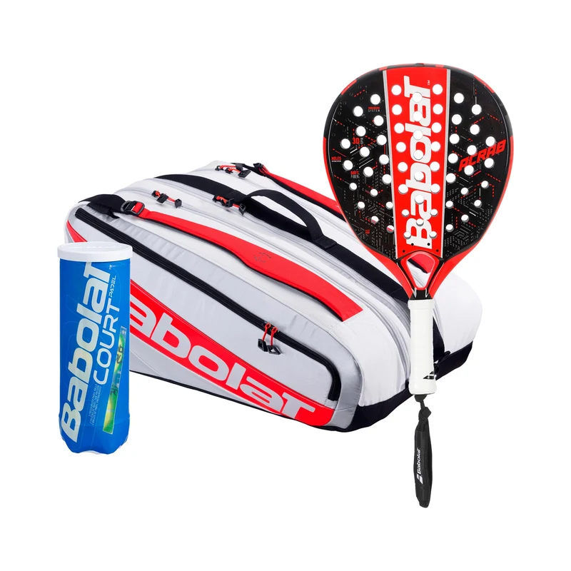 3er Pack ACRAB plus Schlägertasche, plus Balldose