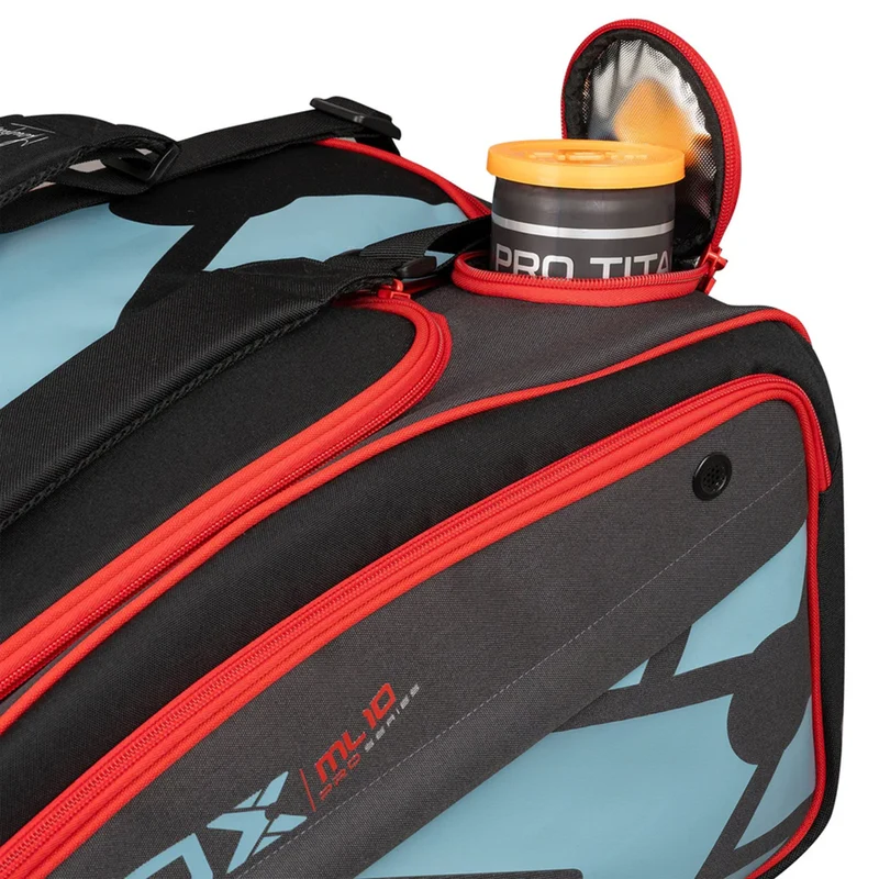 ML10 Competition XL Compact Padelschlägertasche-Schwarz,Rot