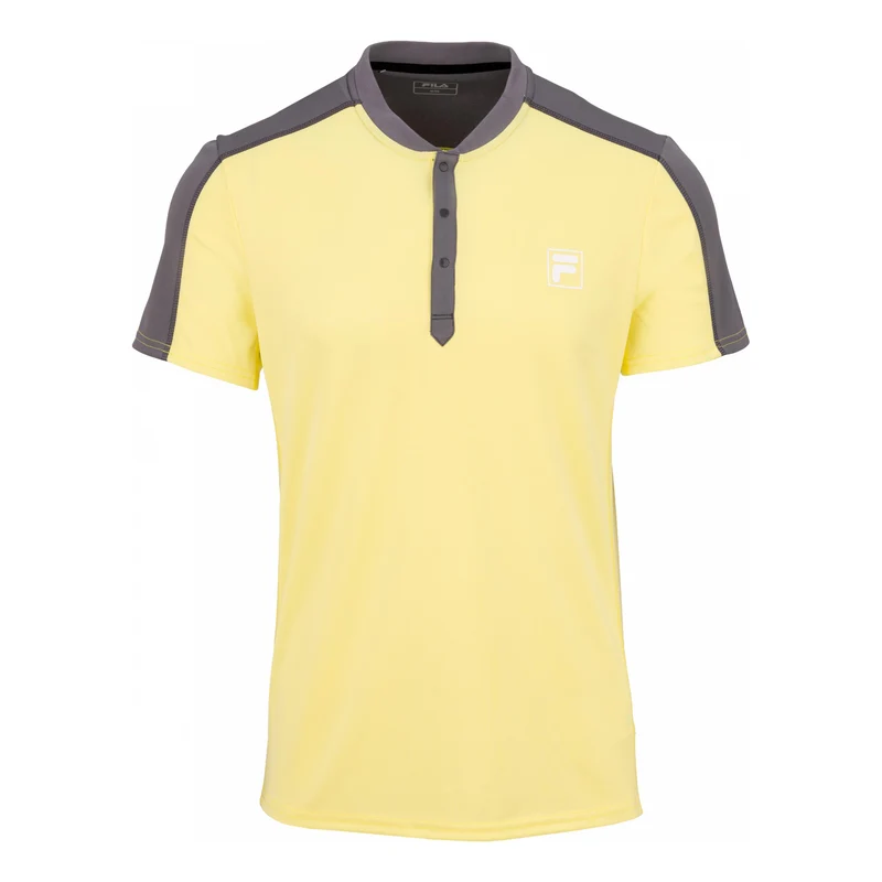 Taavi T-Shirt Herren - gelb, grau