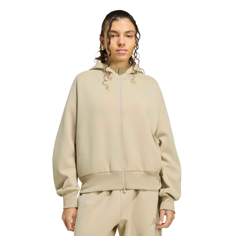 Lux Sweatjacke Damen - beige