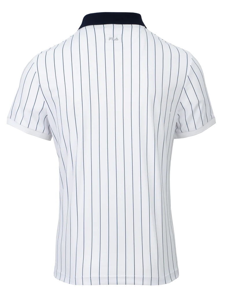 FILA Polo Stripes Sportliches Tennis-Poloshirt