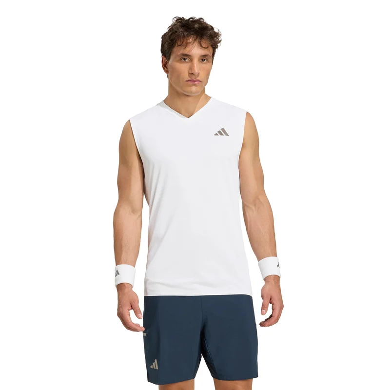 Climacool Tank-Top Herren - weiß, silber