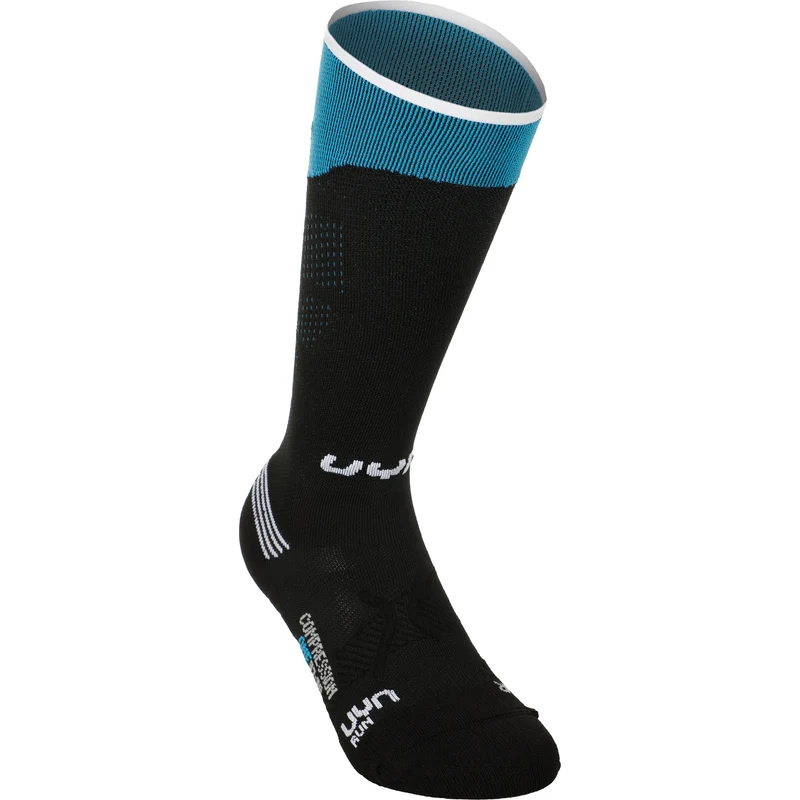Compression One Laufsocken Damen-Schwarz,Türkis