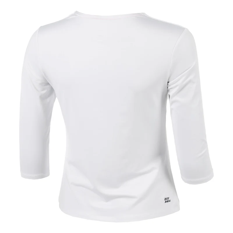 Crew 2.0 V-Neck Longsleeve Damen-weiß