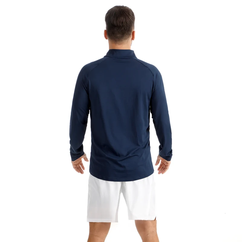 Big Serve 1/4 Zip Longsleeve Herren-dunkelblau