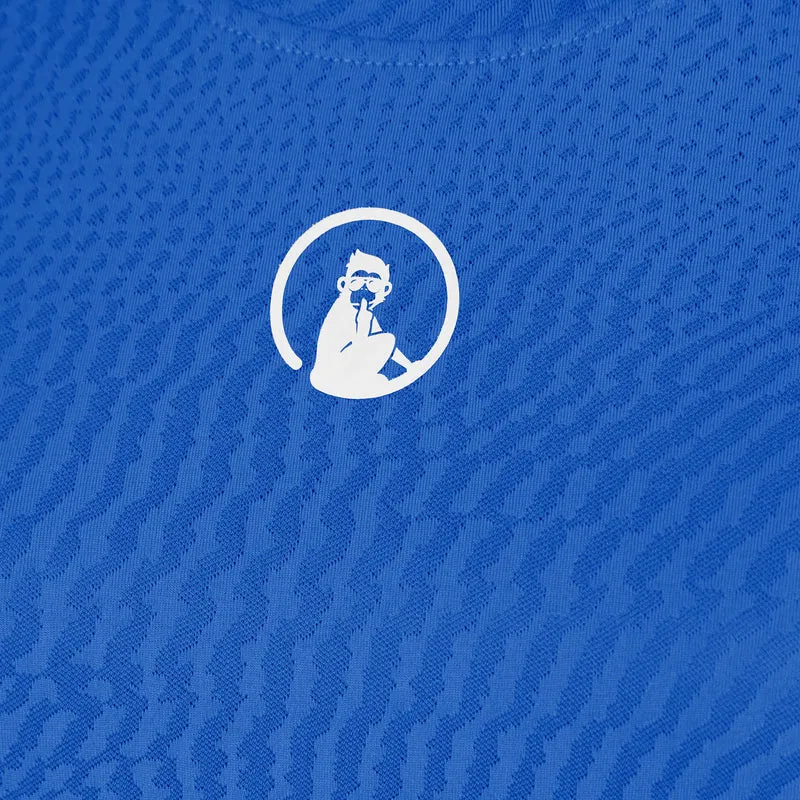 Spin T-Shirt Damen - blau, weiß