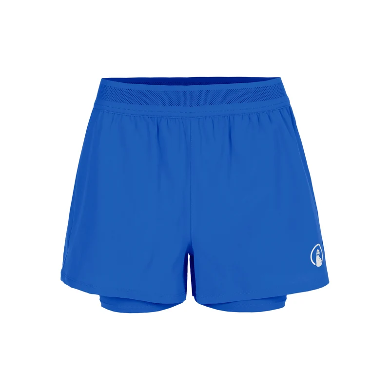 Rematch 2in1 Shorts Damen - blau, weiß