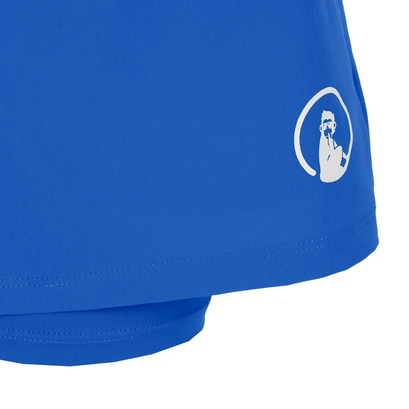 Rematch 2in1 Shorts Damen - blau, weiß