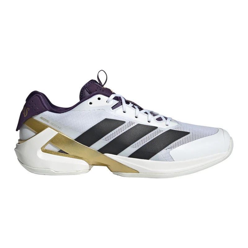 Adizero Ubersonic 5 Allcourtschuh Herren - weißaluminium, gold
