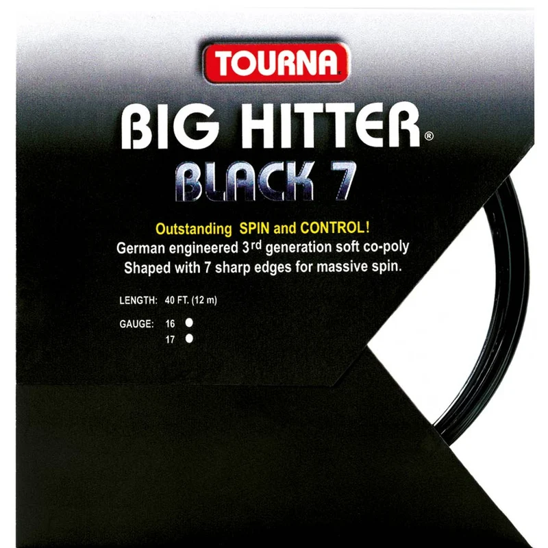 Tourna Big Hitter 7 Saitenset 12m-Schwarz