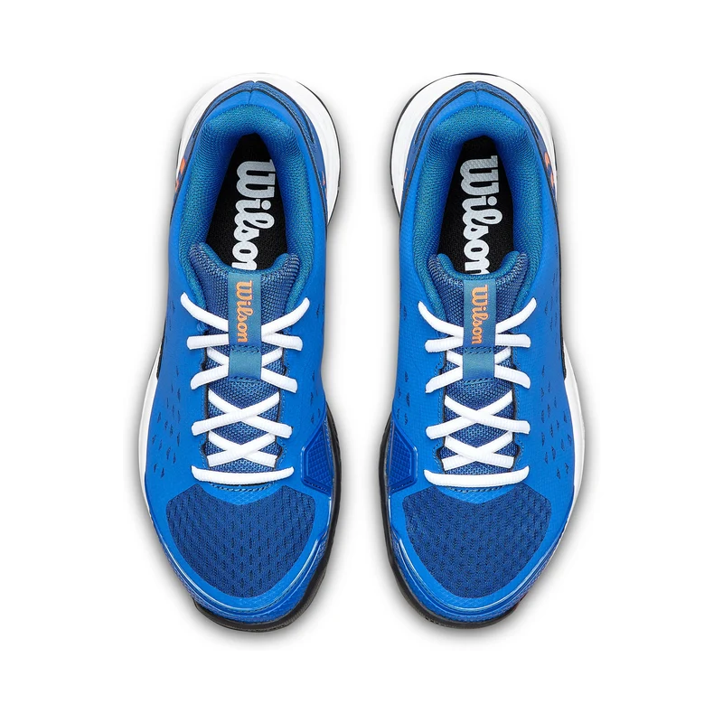 Rush Pro Jr Allcourtschuh Kinder-blau, orange