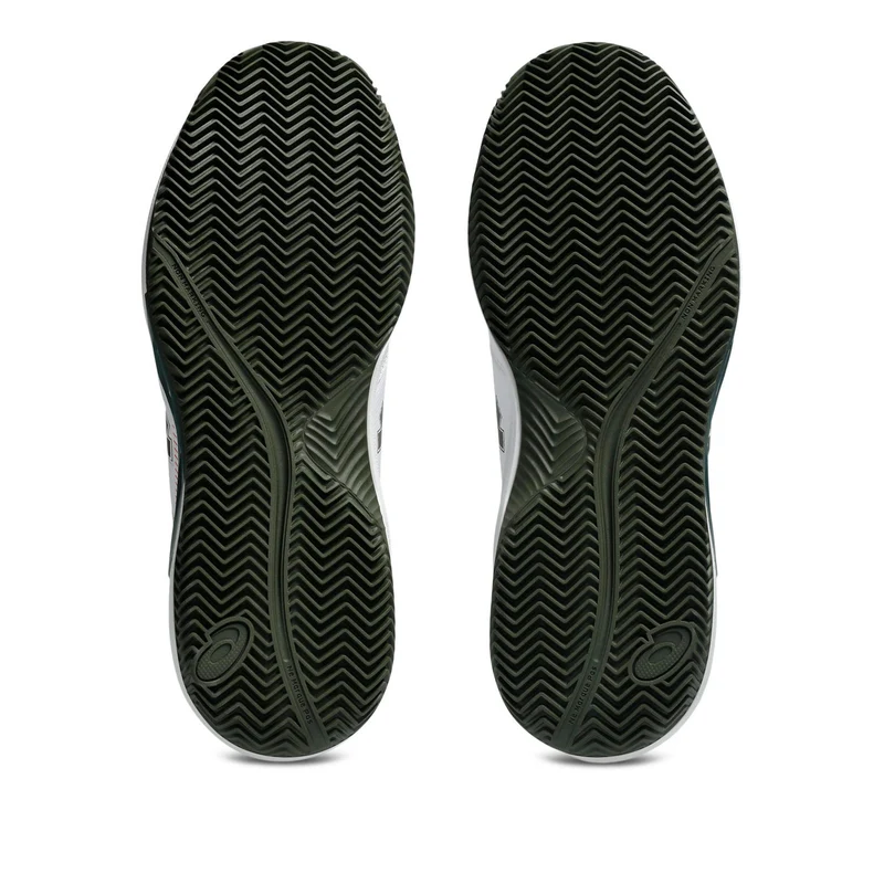 Gel-Dedicate 9 Sandplatzschuh Herren - weiß, petrol