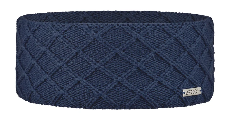ARECO Stirnband aus Merinowolle mit Microfleece-Futter
