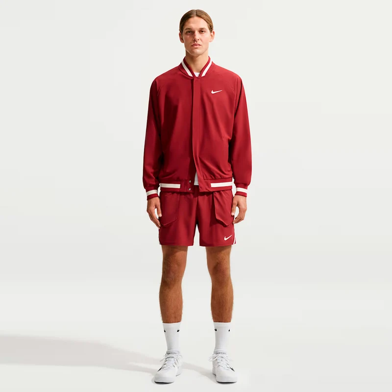 Jannik Sinner Court Slam Trainingsjacke Herren - rot, creme
