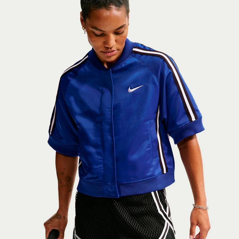 Court Slam Trainingsjacke Damen - dunkelblau, schwarz