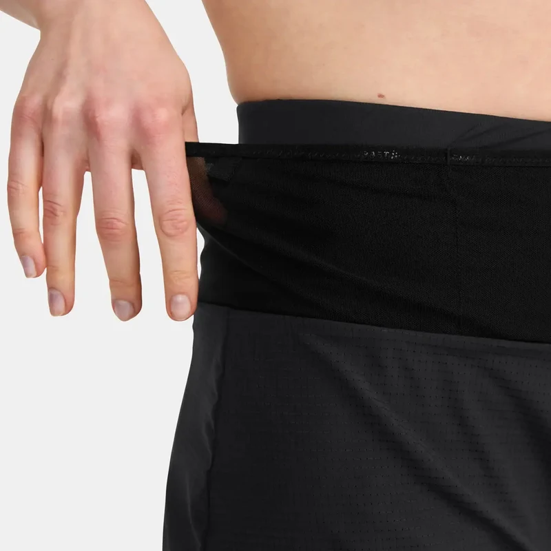 Pro Trail Laufshorts Damen-Schwarz