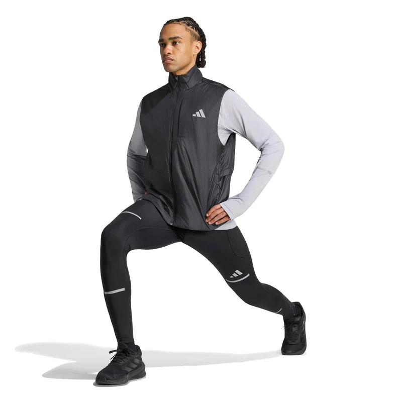 adi365 Warm Laufweste Herren - schwarz