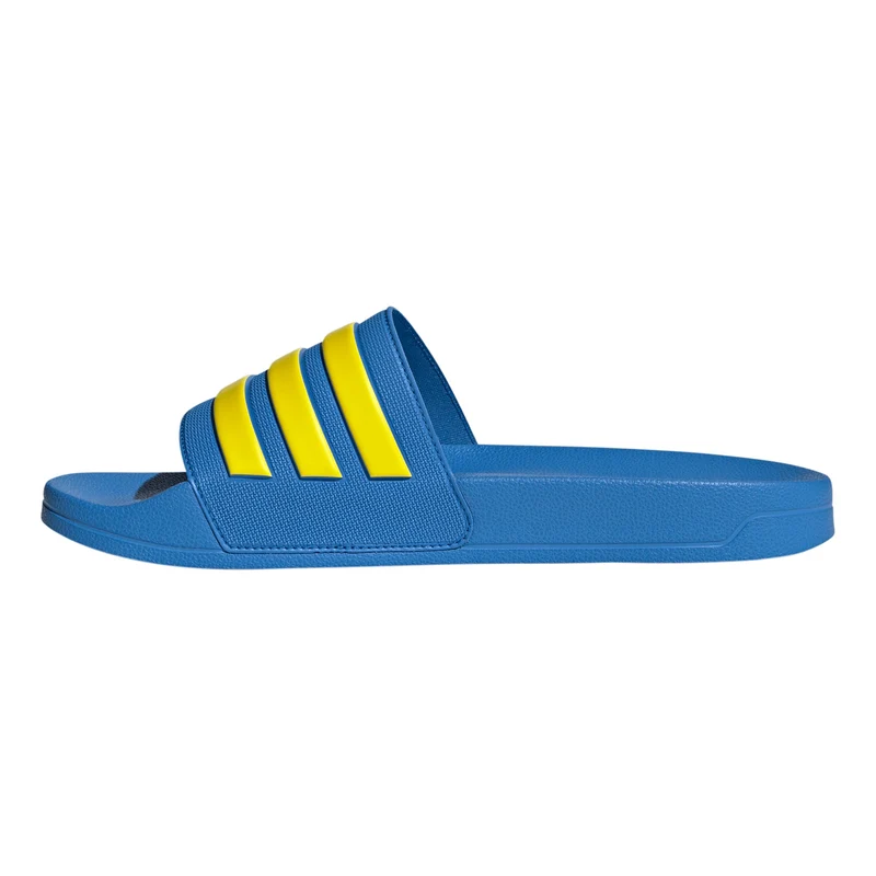 Adilette Shower Badelatschen Unisex - blau, gelb