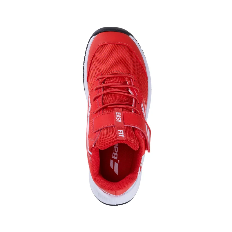 Pulsion Allcourtschuh Kinder - rot, weiß