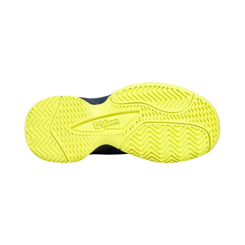 RUSH PRO AC Allcourtschuh Kinder-Blau,Neongelb