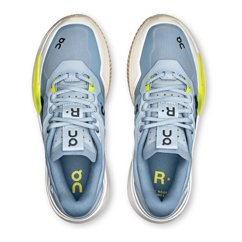 The Roger Pro 2 Sandplatzschuh Damen-Hellblau,Gelb