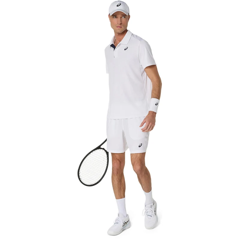Court Polo Herren-weiß
