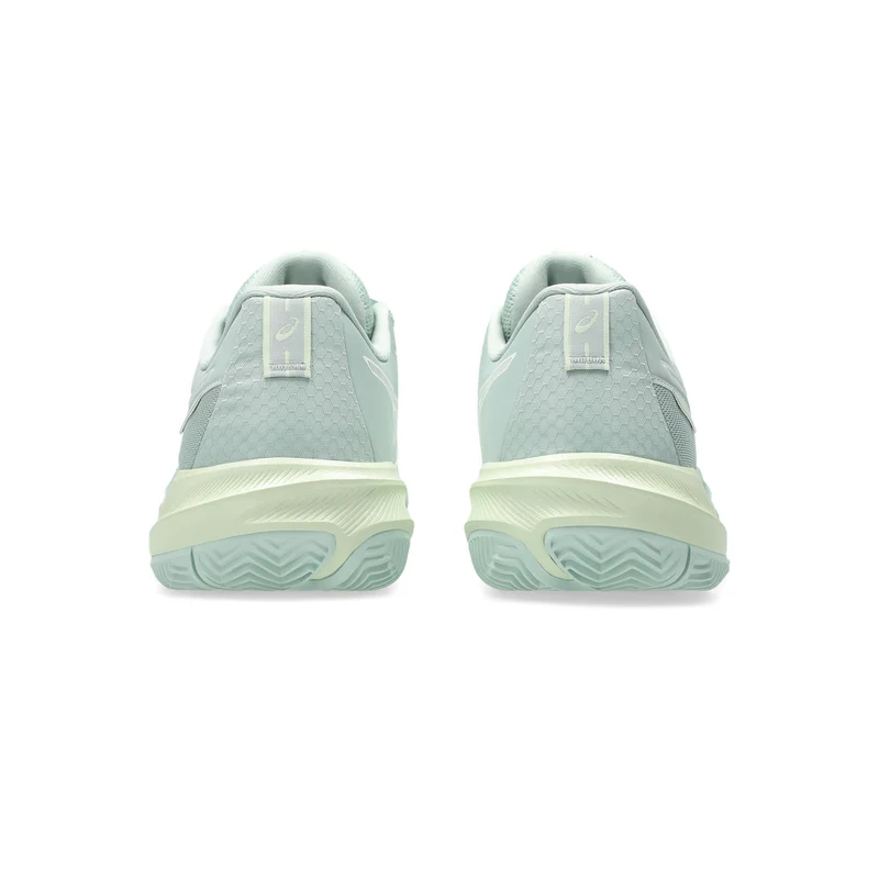 Gel-Challenger 15 Sandplatzschuh Damen - blaugrau, limette