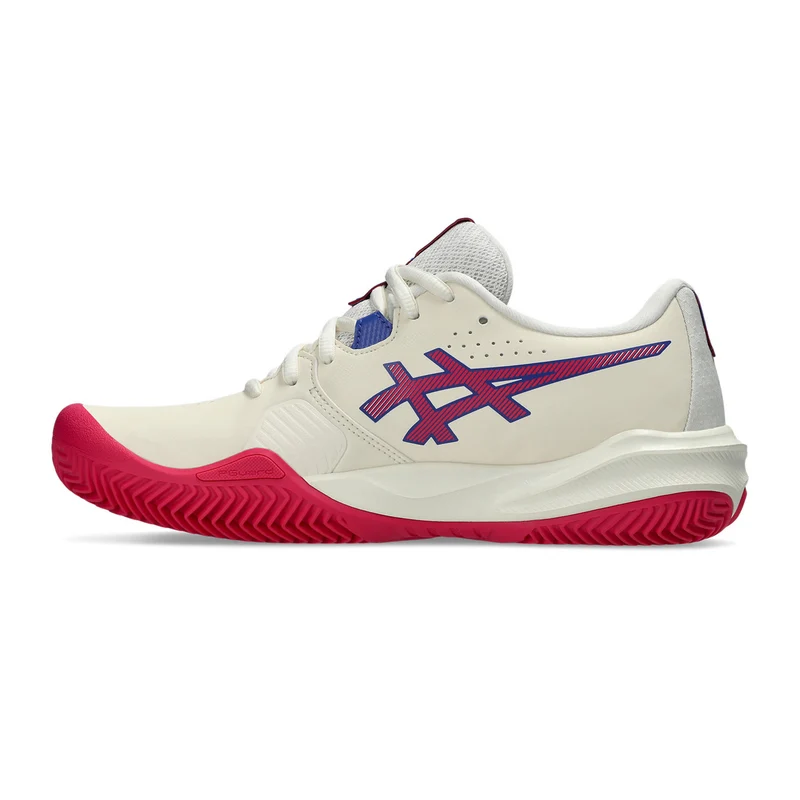 Gel-Challenger 15 Sandplatzschuh Damen - creme, berry