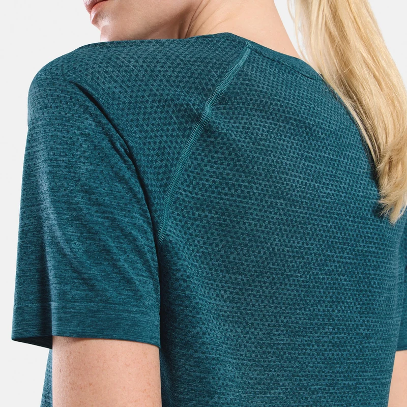 Essential Seamless Laufshirt Damen - petrol